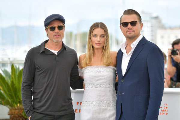  Leonardo DiCaprio, Brad Pitt y Margot Robbie, el impresionante trío protagonista de “Once Upon a Time'.