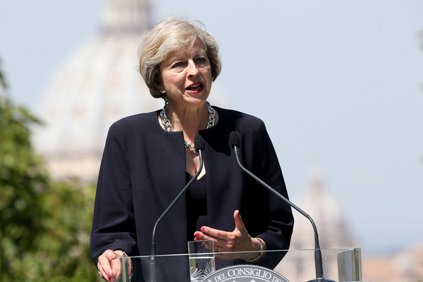 Teresa May primer ministro Gran Bretaña.