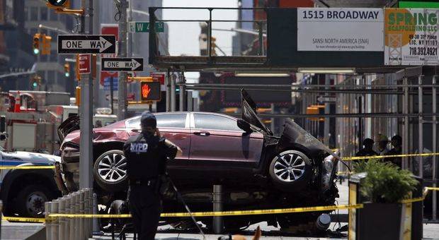 Accidente en Times Square.