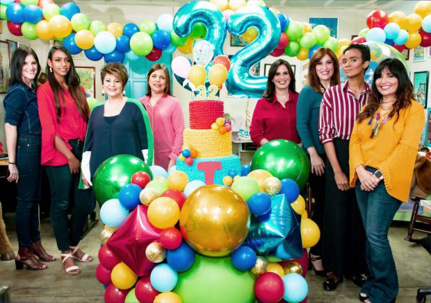 Patricia Cocco, Adrianny Almonte, Minerva de Cocco, Miguelina Peña, Katherine Cocco, Maureen Cocco, Yin Lai Trinidad y Niurka Pérez.