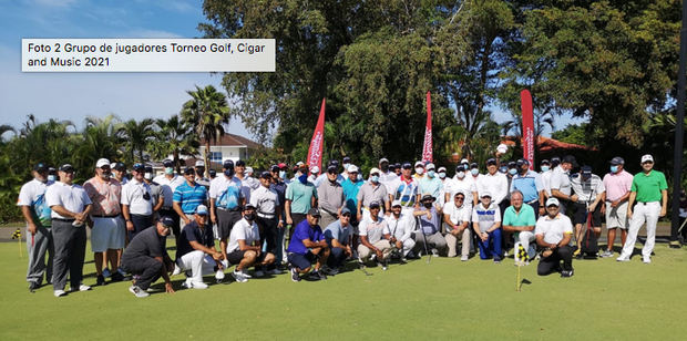 Jugadores del torneo celebrado en el Metro Country Club el Golf Cigar an Music 2021.