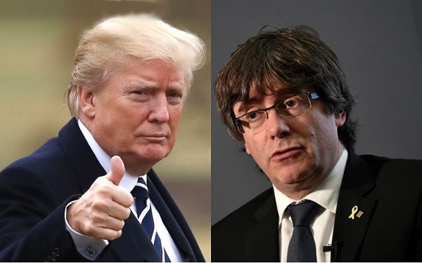 Trump y Puigdemont