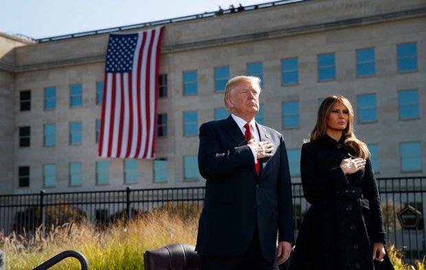 Donald Trump y su esposa Melania. 