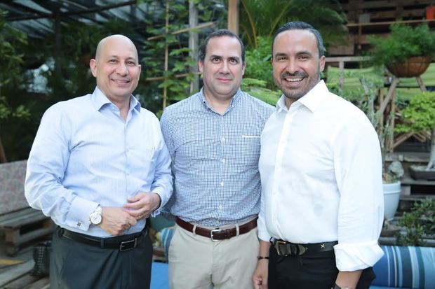 Alexis Troncoso, Donald Pimentel y Javier Tejada.