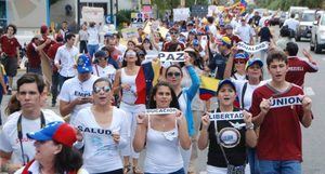 Venezolanos en República Dominicana exigen salida de Maduro