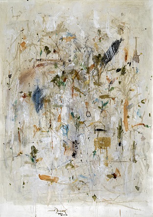 Vicente Pimentel (1947-2023) Sin Tiìtulo. 2012. 142 x 104 cm. Mixta sobre papel. Coleccioìn Van der Horst.