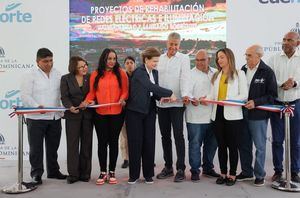 ISM y Edenorte inauguran obra eléctrica en Santiago Rodríguez y Valverde