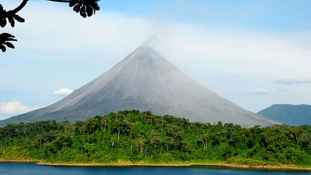 Volcán Arenal en Costa Rica.