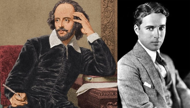W. Shakespeare y C. Chaplin.