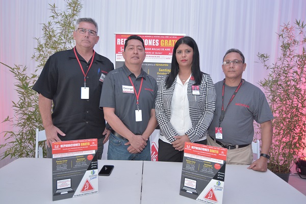Wayne Waszkierwicz, George Cervantes, Miguelina Rosario y Bernardo Ortega
