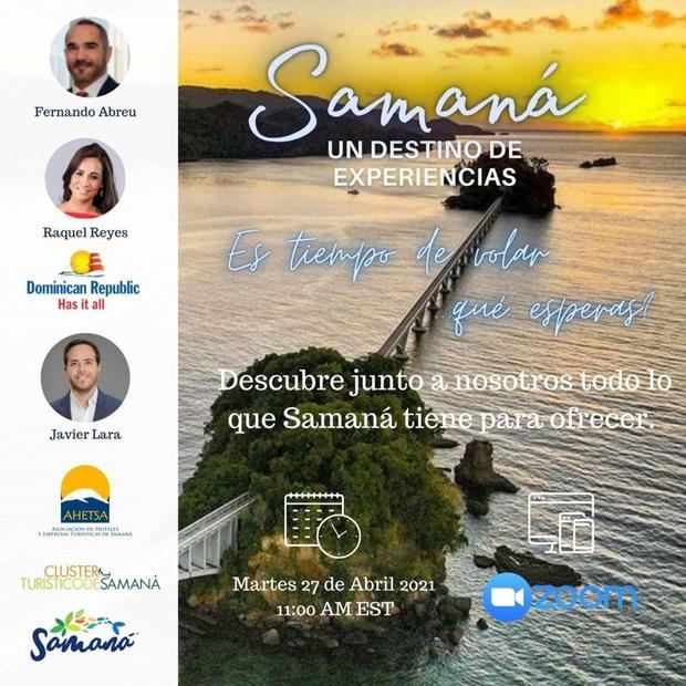 Webinar promueve vuelo a Samaná.