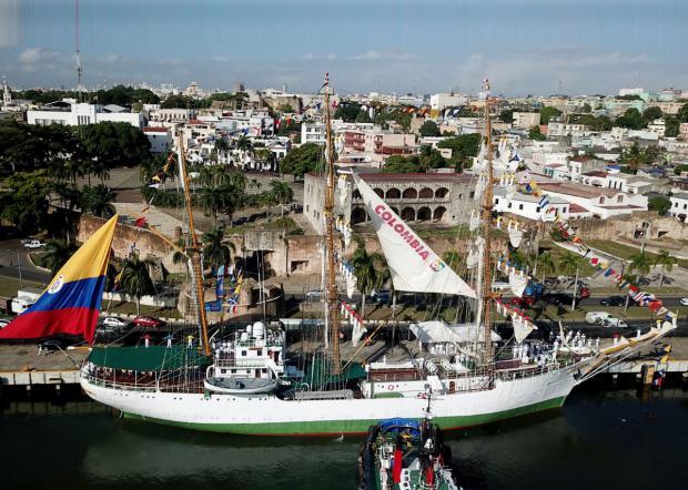 La Embajada de Colombia en RD invita a visitar al Buque Escuela ARC Gloria anclado en el muelle de Don Diego