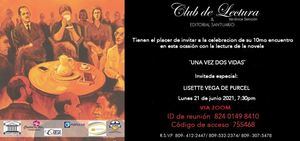 Décimo encuentro del Club de Lectura Verónica Sención este lunes