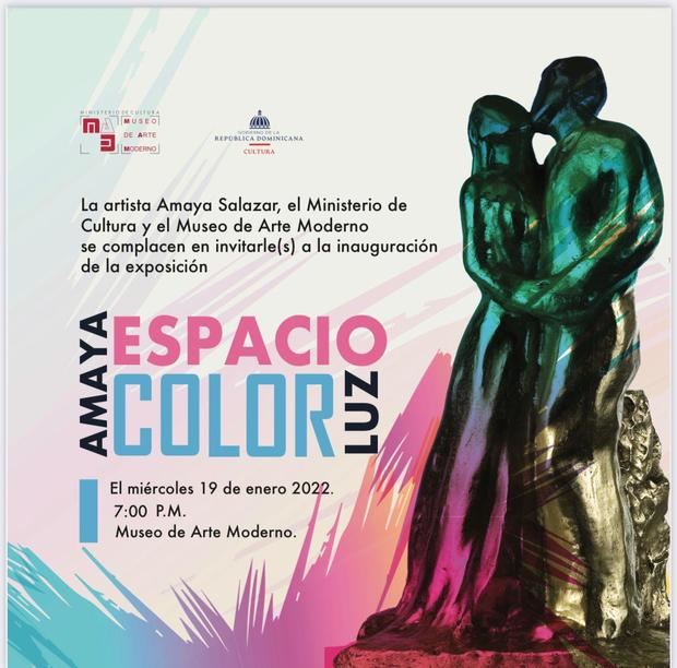 Invitación exposición de Amaya Salazar en el MAM.