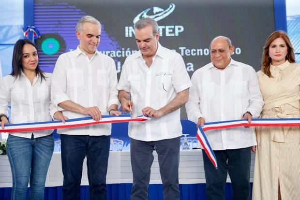 Presidente Luis Abinader inaugura Centro Tecnológico del INFOTEP