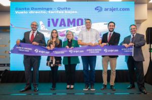 Arajet inaugura rutas a Ecuador y sobrepasa los 67 mil tickets vendidos 