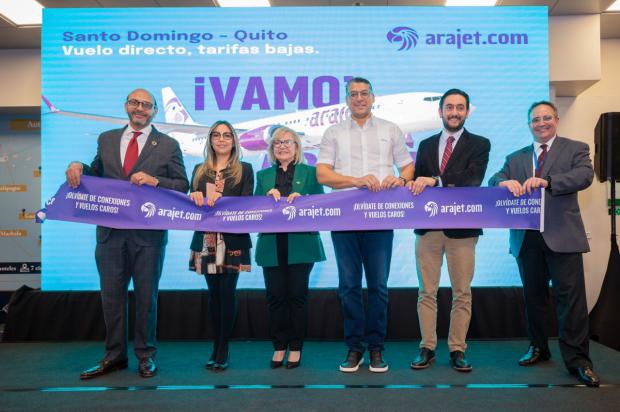 Arajet inaugura rutas a Ecuador y sobrepasa los 67 mil tickets vendidos 