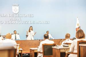 Carolina Mejía: "El bienestar logrado en SD no puede retroceder"
