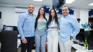Ricky Michel Presbot, Judith de  Presbot , Sarah Rijo de Presbot y Kalil Michel.