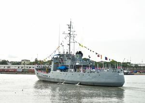 Armada Dominicana despide crucero nacional de instrucción para Guardiamarinas verano 2024