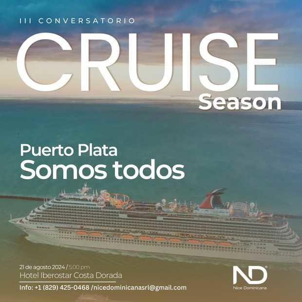 Nice Dominicana realizará el primer foro, Cruise Season 2024 en Puerto Plata
 