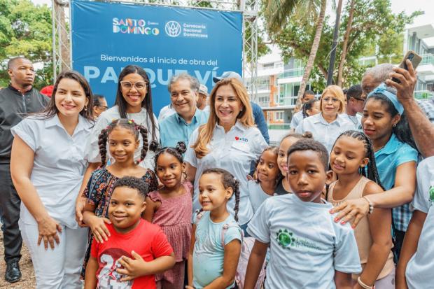 Alcaldía del DN y Cervecería Nacional Dominicana inician construcción del Parque Vía en Los Ríos