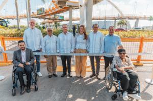 APAP y ADN rehabilitan accesos inclusivos de la Kennedy con Máximo Gómez