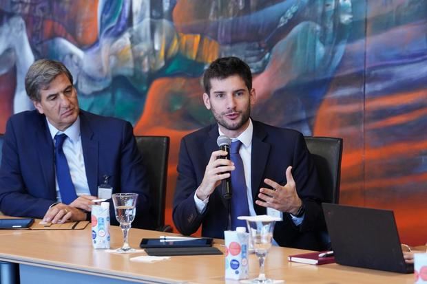 Sebastián Briozzo y Patricio Vimberg, managing director y director asociado, respectivamente, de la agencia calificadora internacional Standard & Poors