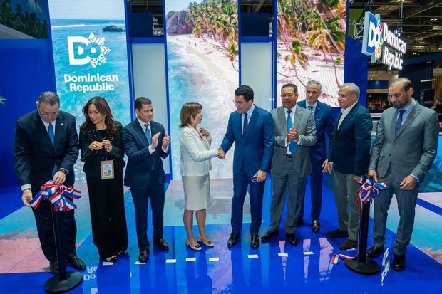 Al hablar en el acto de inauguración del stand dominicano en la feria Word Travel Market (WTM) de Londres.