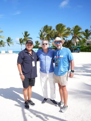 Wilber Anderson, Fernando Hazoury y Javier Herrera.