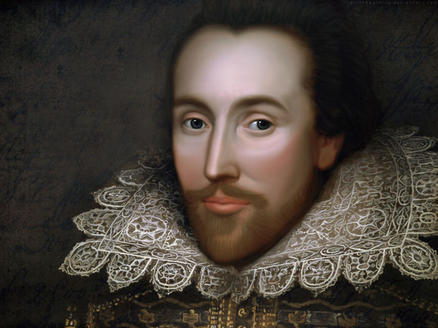 Retrato del dramaturgo  y escritor inglés William Shakespeare.