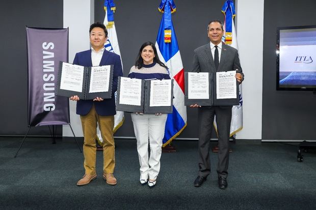 Samsung, ITLA y ProDominicana firman acuerdo para impulsar habilidades tecnológicas-