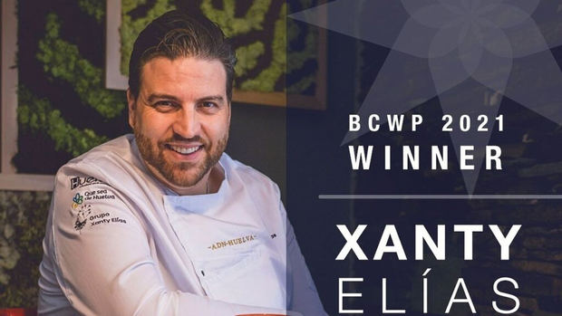 El chef Xanty Elías, ganador del Basque Culinary World Prize 2021.