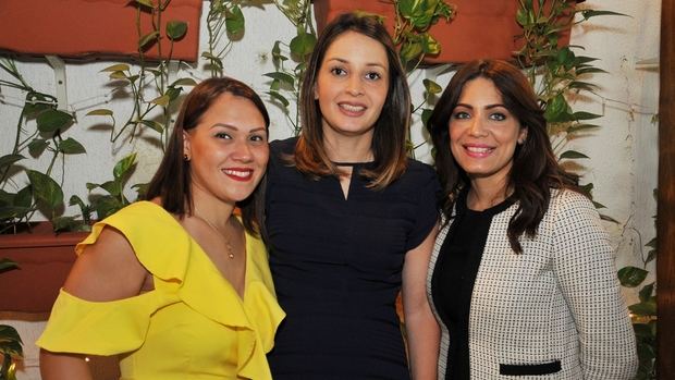 Yeimi Grullo?n, Rosa Espaillat y Mariela Segura.