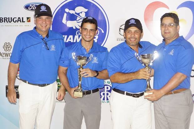 Sócrates y Javier Cuello campeones gross del I Invitacional de Golf del Grupo Viamar