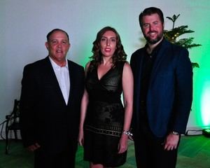 Carlos Azar, Elena Crespo y Juan Fabián.