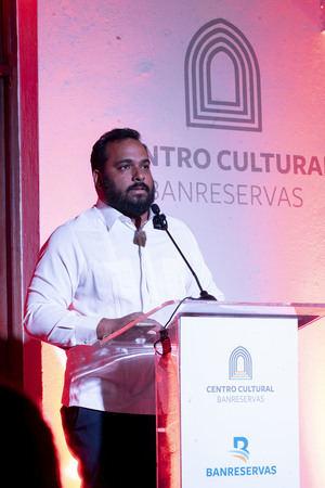Mijail Peralta, gerente de Cultura de Banreservas.