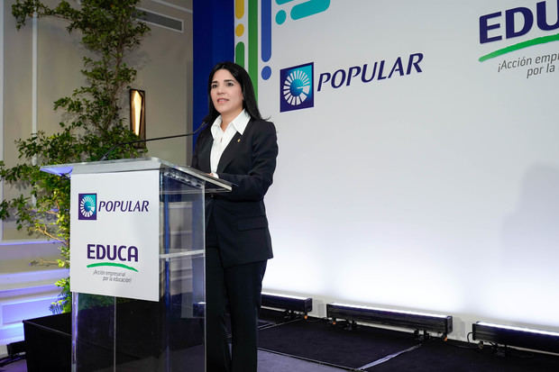 La señora Mariel Bera, vicepresidenta de Relaciones Corporativas y Banca
Responsable del Banco Popular, expresó que el apoyo que el Popular presta a la educación de
calidad forma parte de su visión sostenible.