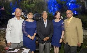 Bolívar Romero, Celeste  Silié de Castellanos, Juan Castellanos, Ingrid  de Silié  y José Silié.
