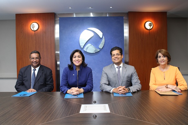 Wenceslao Soto, director ejecutivo de Fundación Rica,Vielka Guzmán, directora de comunicaciones en CEPM, Rafael Izquierdo, presidente de Ecored, Maria Alicia Urbaneja, directora ejecutiva de Ecored