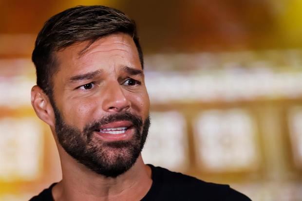 En la imagen, el cantante puertorriqueño Ricky Martin.