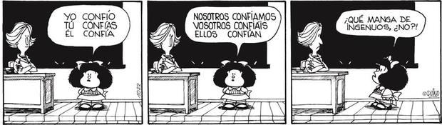 Fotografía cedida por Lumen de la portada del libro 'El amor según Mafalda'. 