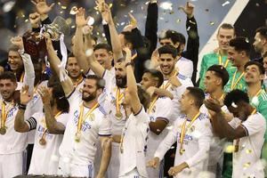El Real Madrid conquistó el trofeo Supercopa de España.