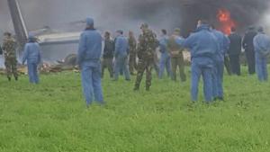 Sube a 257 el número de muertos en accidente de avión militar argelino
