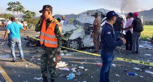 Estable dentro de la gravedad superviviente de accidente de tránsito en Bonao