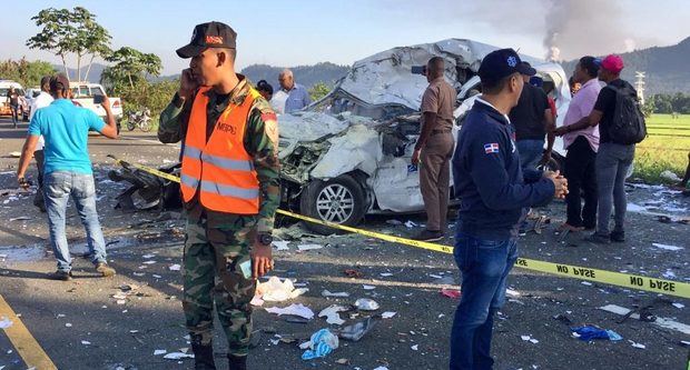 Estable dentro de la gravedad superviviente de accidente de tránsito en Bonao.