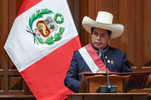 Imagen de archivo del presidente de Perú, Pedro Castillo.