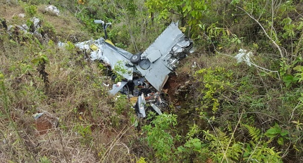 Avioneta siniestrada