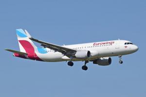 Aerol&#237;nea alemana Eurowings aumenta frecuencia de vuelos en su ruta