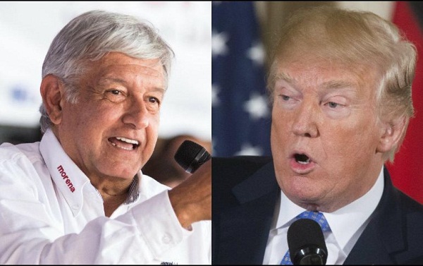 López Obrador y Donald Trump